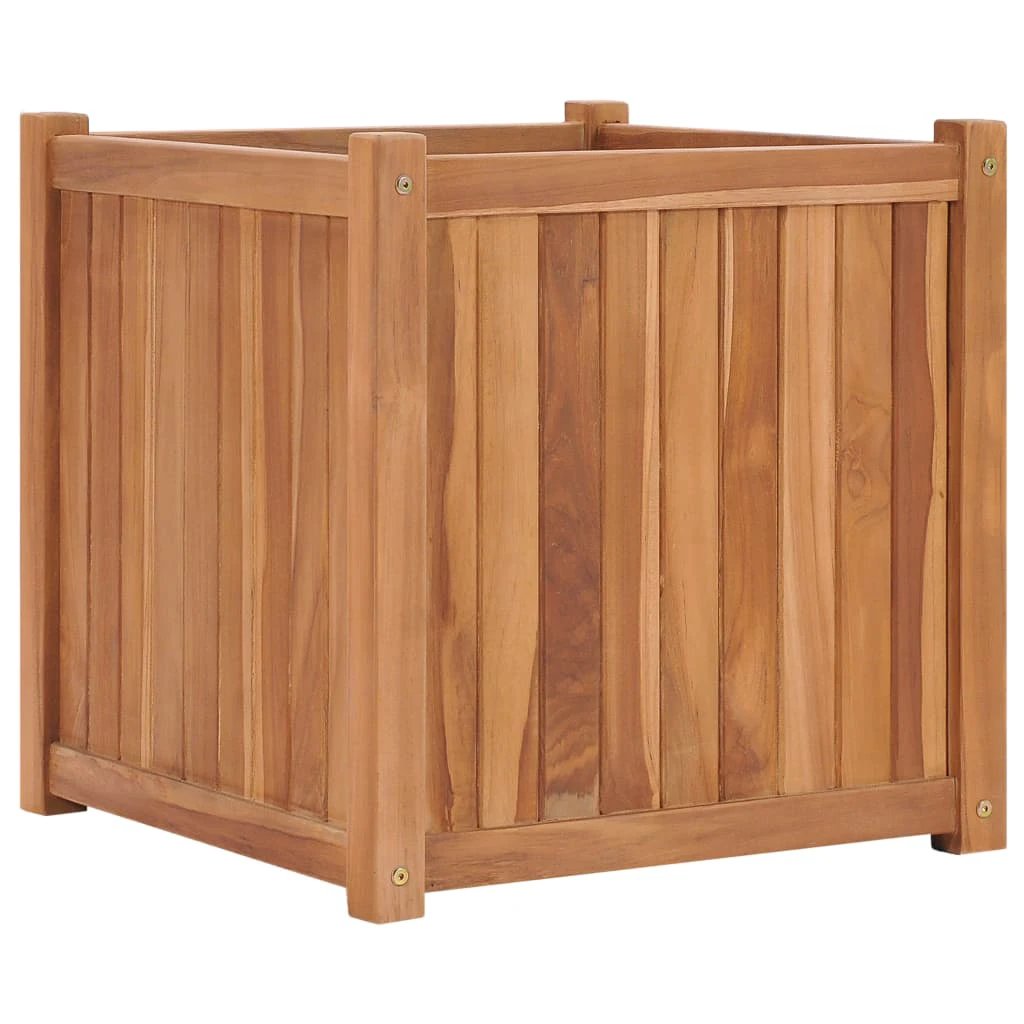 vidaXL vidaXL Raised Bed 30x30x30 cm Solid Teak Wood - Raised Beds