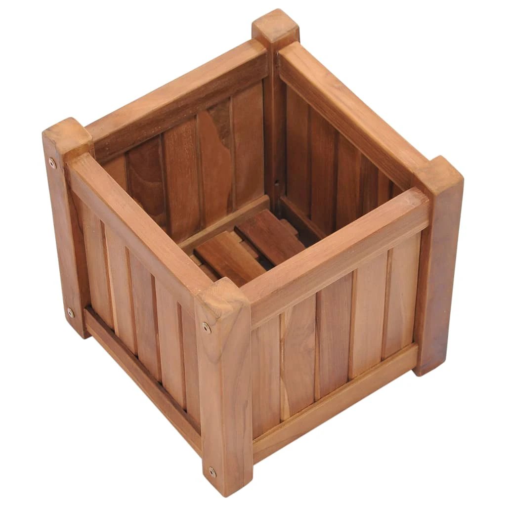 vidaXL Raised Bed 30x30x30 cm Solid Teak Wood by vidaXL