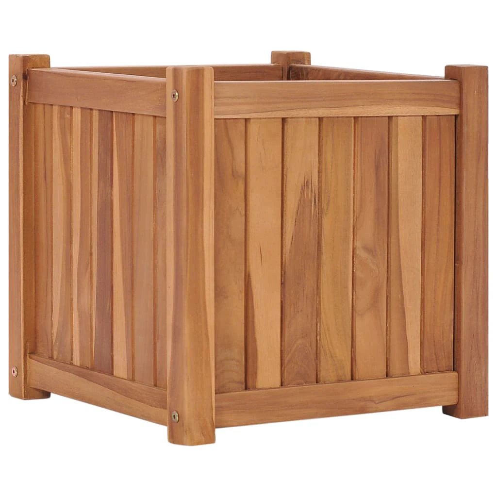 vidaXL vidaXL Raised Bed 30x30x30 cm Solid Teak Wood - Raised Beds