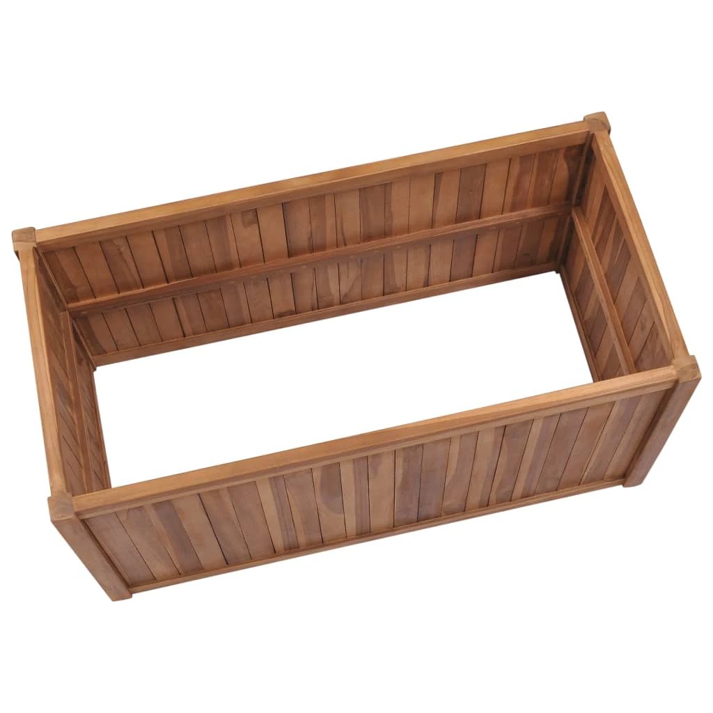 vidaXL vidaXL Raised Bed 30x30x30 cm Solid Teak Wood - Raised Beds