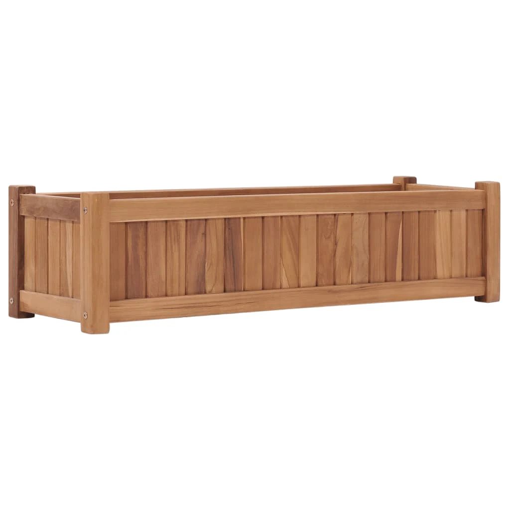 vidaXL vidaXL Raised Bed 30x30x30 cm Solid Teak Wood - Raised Beds