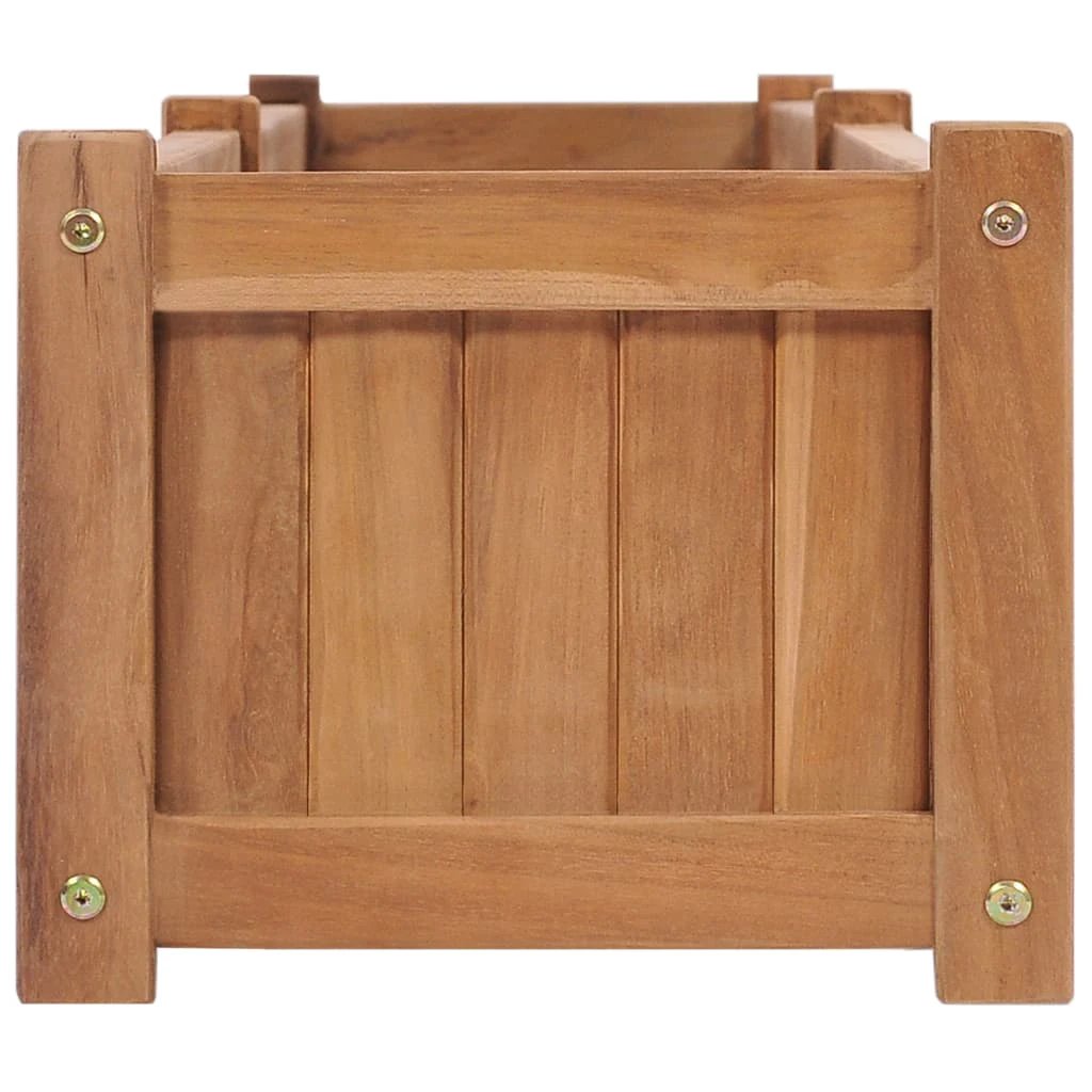 vidaXL vidaXL Raised Bed 30x30x30 cm Solid Teak Wood - Raised Beds