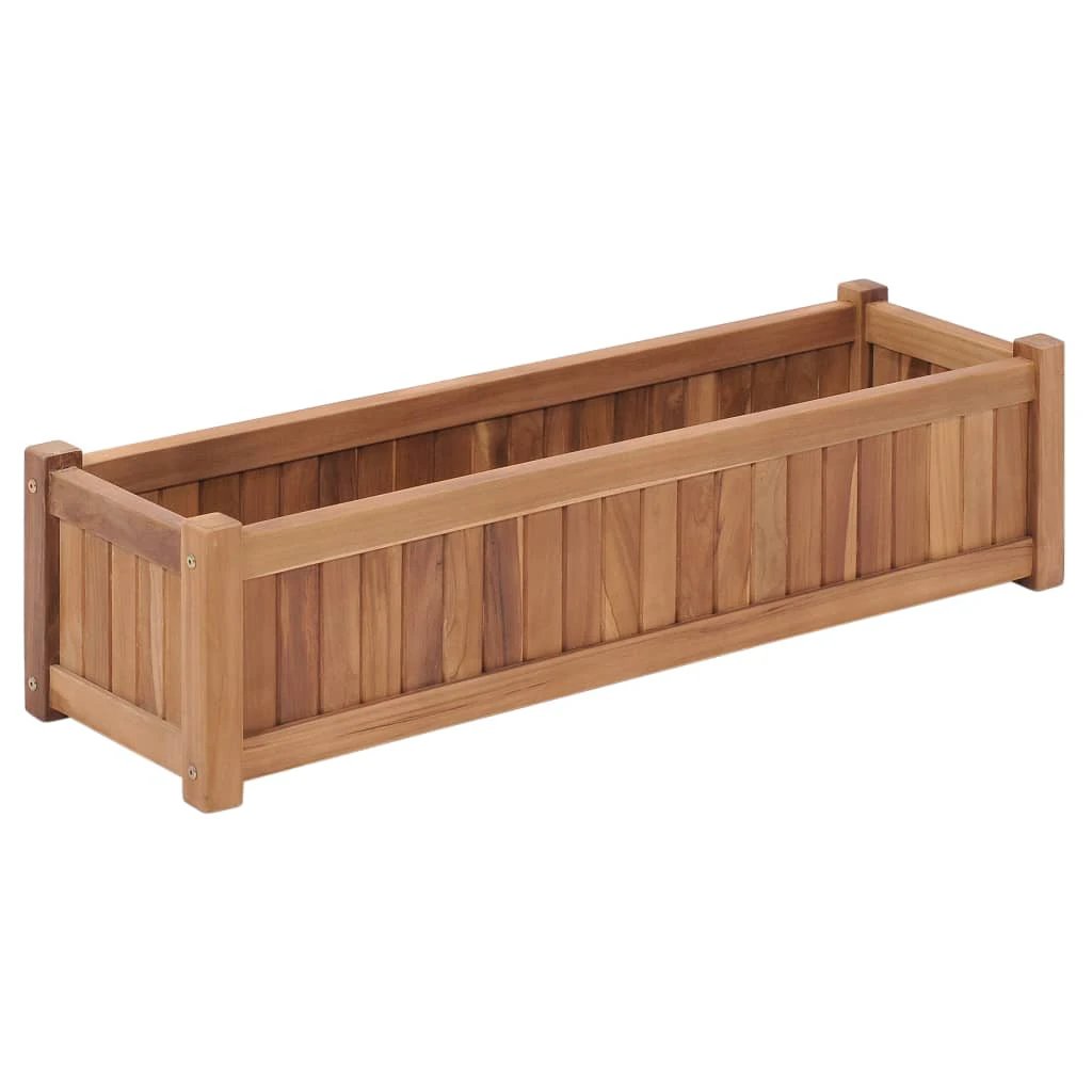 vidaXL vidaXL Raised Bed 30x30x30 cm Solid Teak Wood - Raised Beds