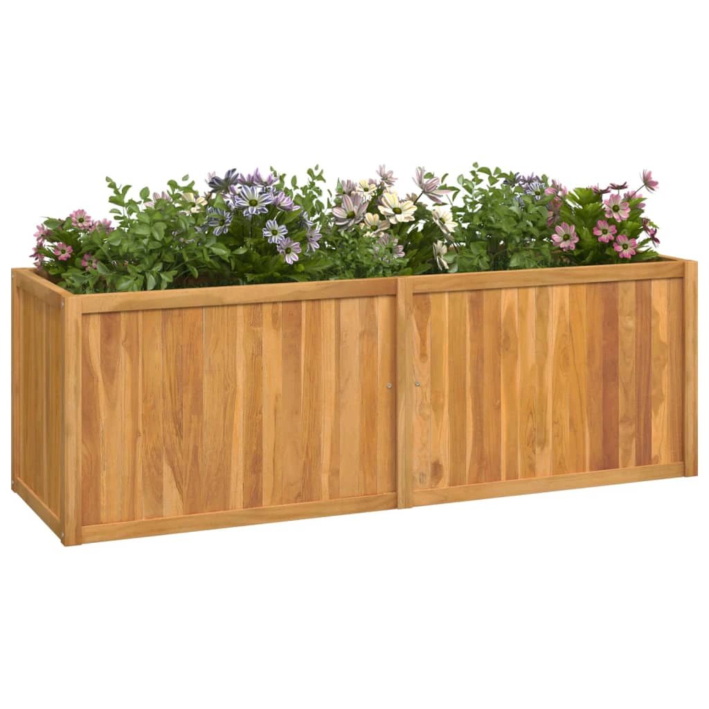vidaXL Raised Bed 30x30x30 cm Solid Teak Wood by vidaXL
