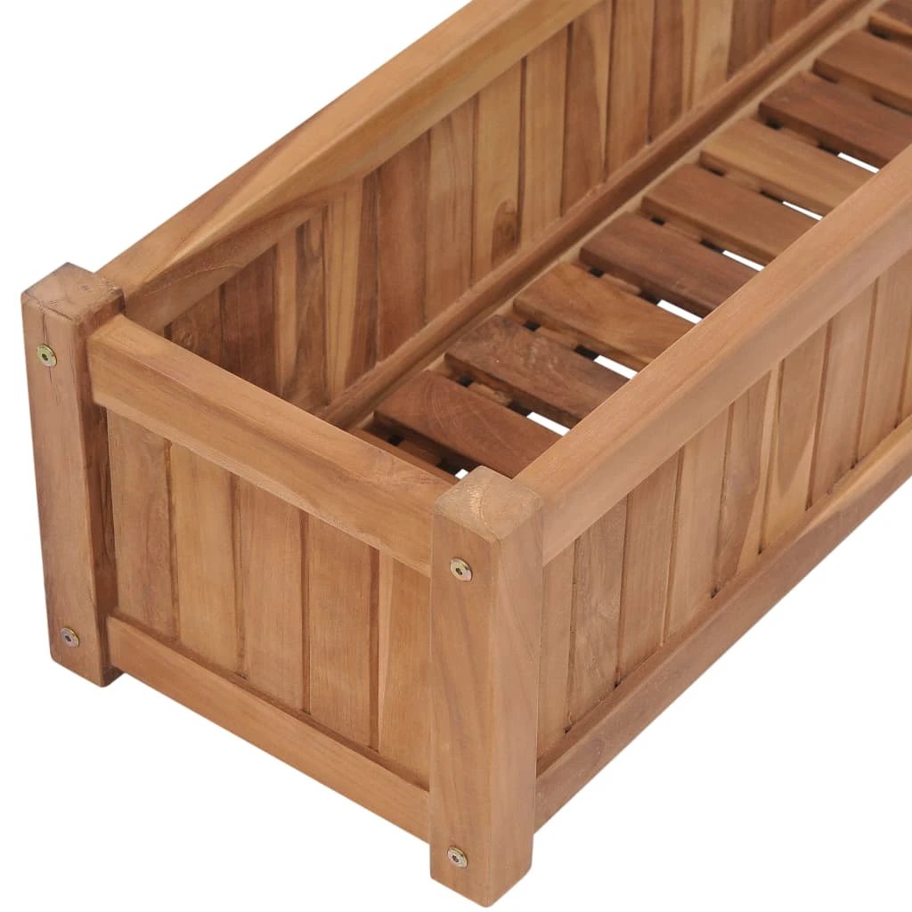 vidaXL vidaXL Raised Bed 30x30x30 cm Solid Teak Wood - Raised Beds