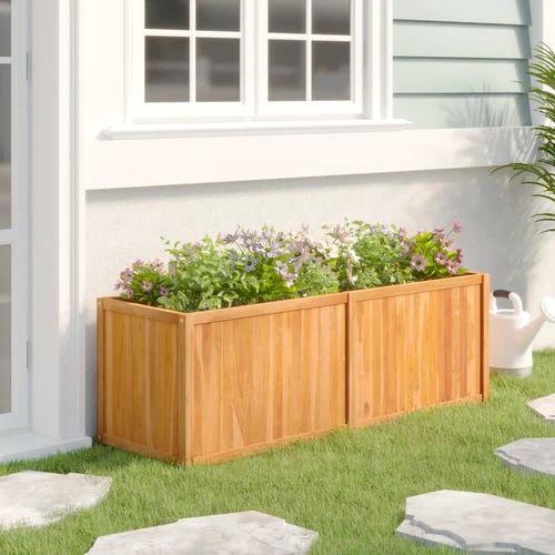 vidaXL vidaXL Raised Bed 30x30x30 cm Solid Teak Wood - Raised Beds
