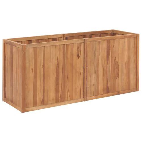 vidaXL vidaXL Raised Bed 30x30x30 cm Solid Teak Wood - Raised Beds