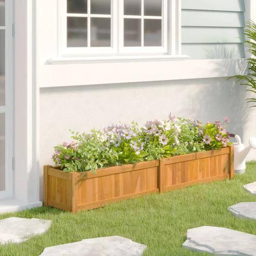 vidaXL Raised Bed 30x30x30 cm Solid Teak Wood by vidaXL