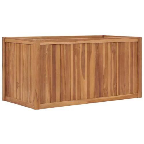 vidaXL vidaXL Raised Bed 30x30x30 cm Solid Teak Wood - Raised Beds