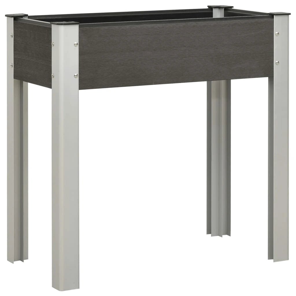 vidaXL vidaXL Garden Raised Bed Grey 120x40x75 cm WPC - Raised Beds