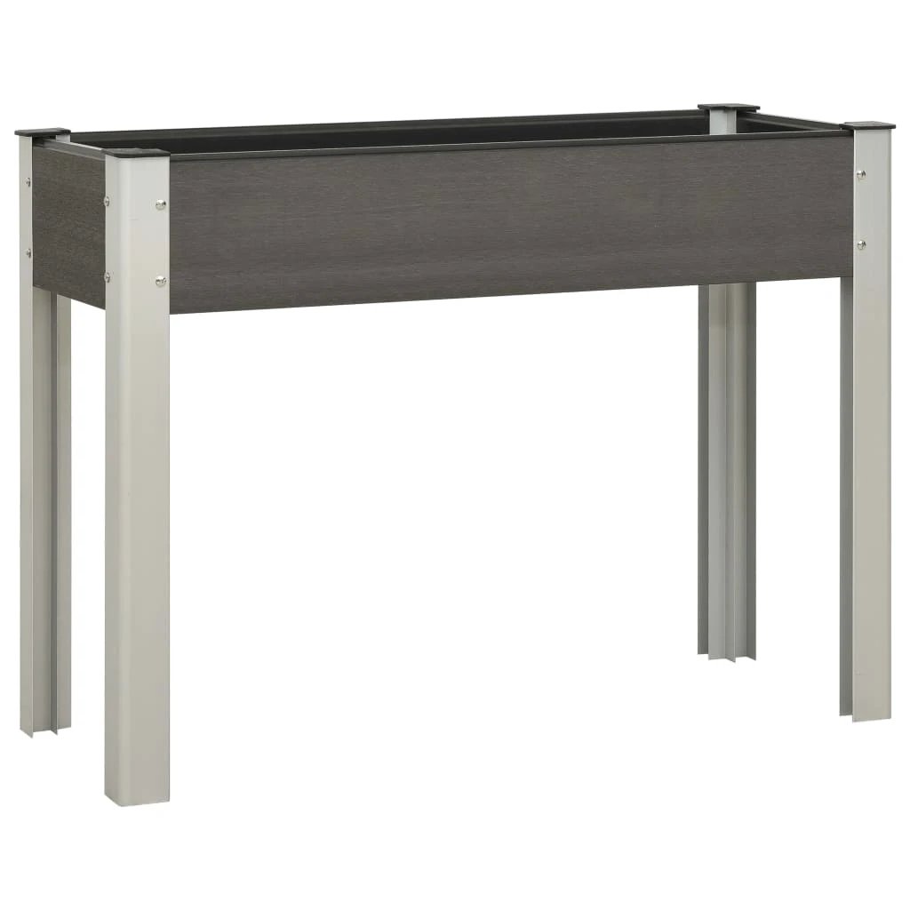 vidaXL Garden Raised Bed Grey 120x40x75 cm WPC by vidaXL