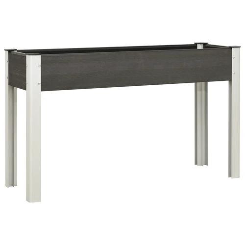vidaXL vidaXL Garden Raised Bed Grey 120x40x75 cm WPC - Raised Beds