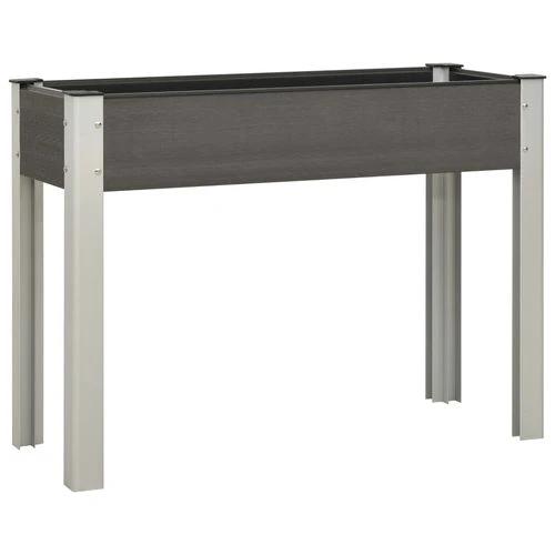 vidaXL vidaXL Garden Raised Bed Grey 120x40x75 cm WPC - Raised Beds