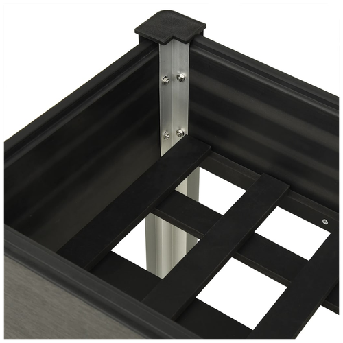 vidaXL vidaXL Garden Raised Bed Grey 120x40x75 cm WPC - Raised Beds