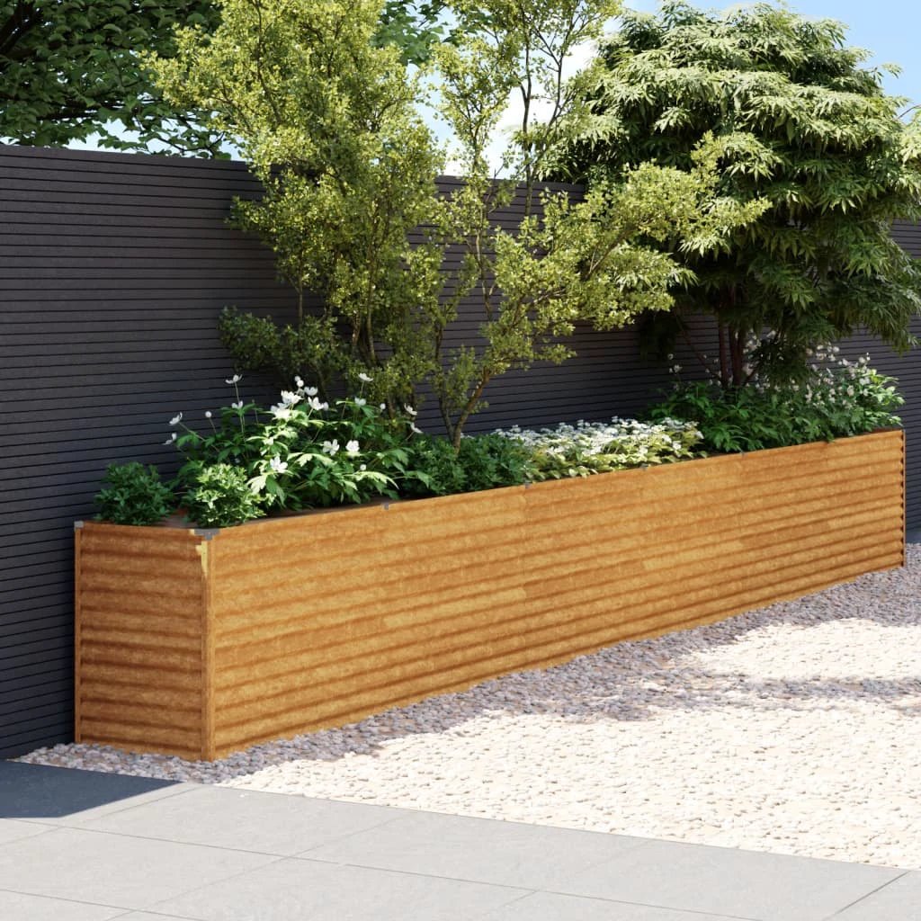 vidaXL vidaXL Garden Raised Bed 100x50x36 cm Corten Steel - Raised Beds