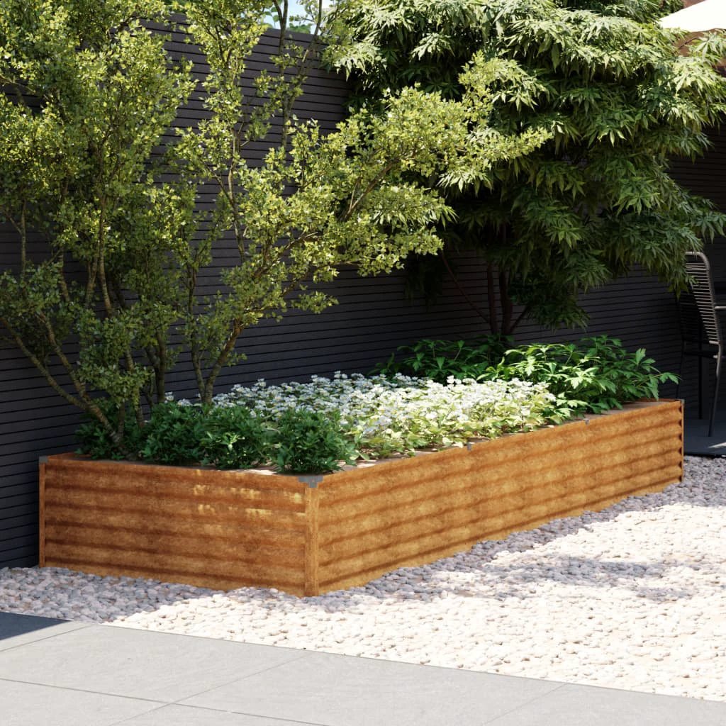 vidaXL Garden Raised Bed 100x50x36 cm Corten Steel by vidaXL