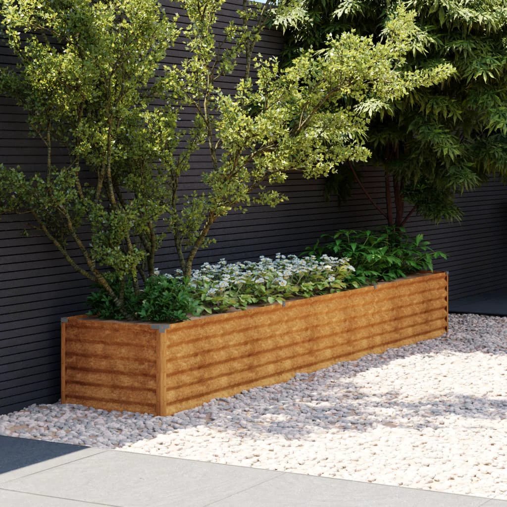 vidaXL vidaXL Garden Raised Bed 100x50x36 cm Corten Steel - Raised Beds