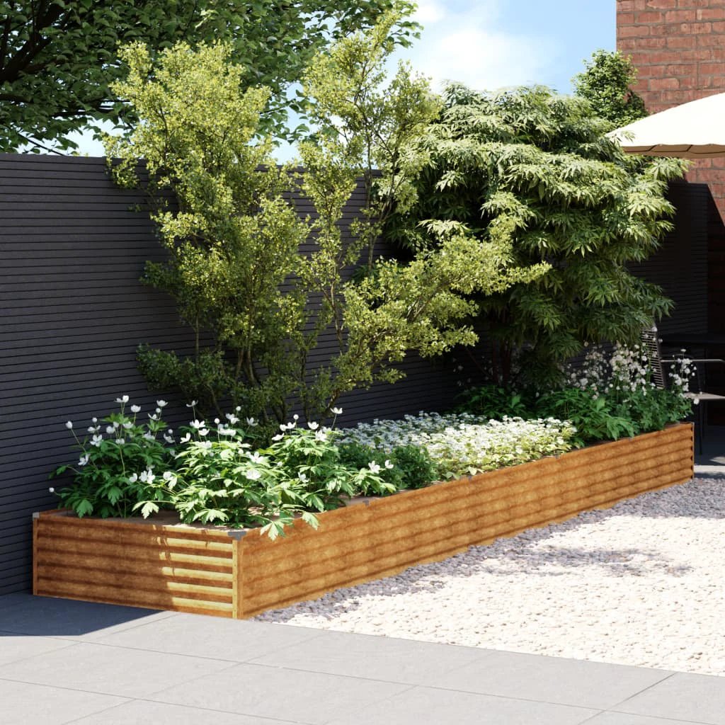 vidaXL Garden Raised Bed 100x50x36 cm Corten Steel by vidaXL