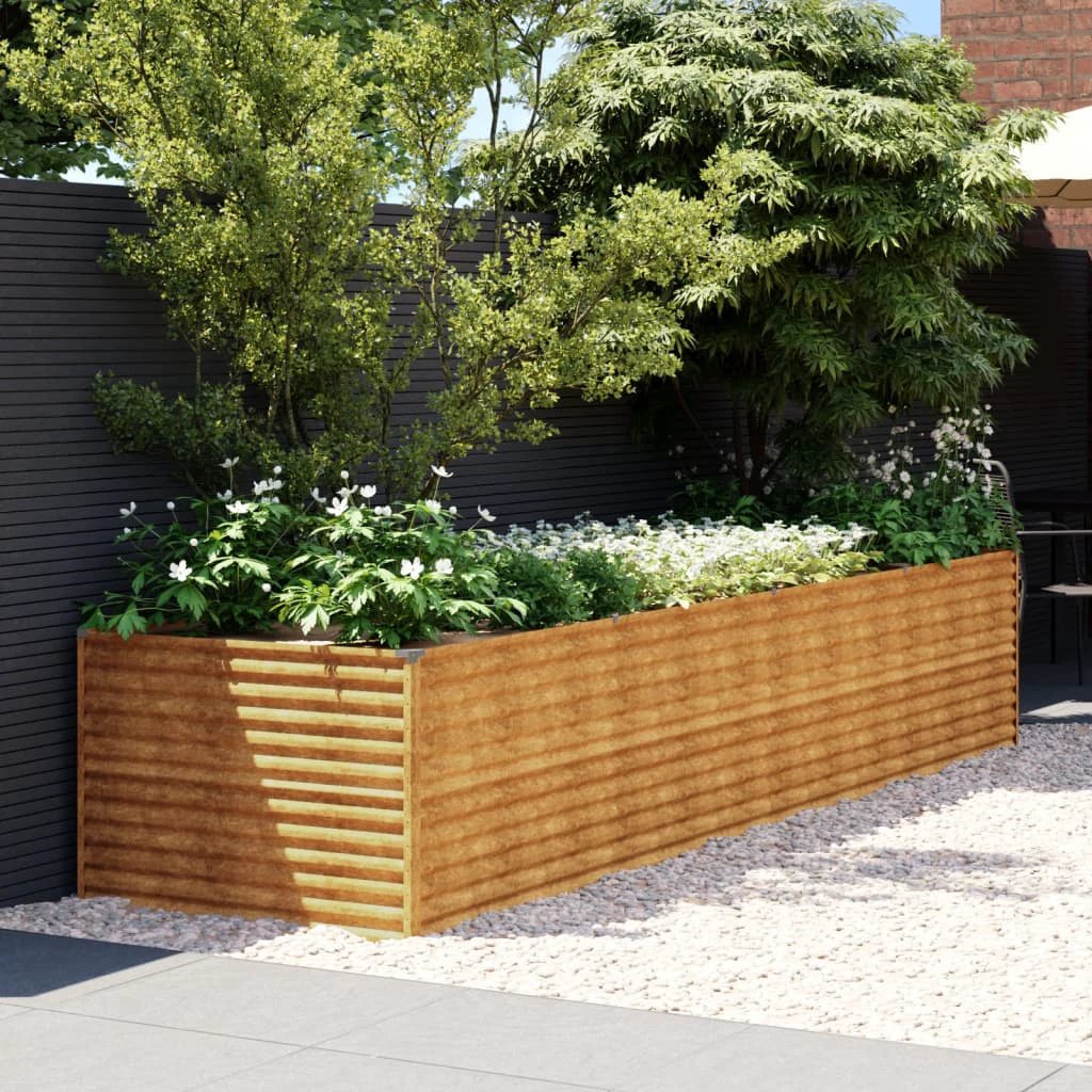 vidaXL Garden Raised Bed 100x50x36 cm Corten Steel by vidaXL