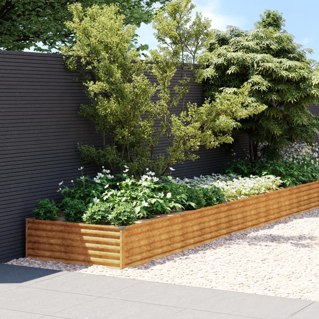 vidaXL Garden Raised Bed 100x50x36 cm Corten Steel by vidaXL