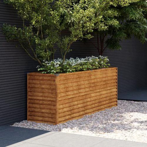 vidaXL Garden Raised Bed 100x50x36 cm Corten Steel by vidaXL