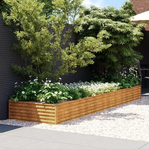 vidaXL Garden Raised Bed 100x50x36 cm Corten Steel by vidaXL