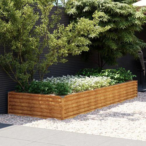 vidaXL Garden Raised Bed 100x50x36 cm Corten Steel by vidaXL