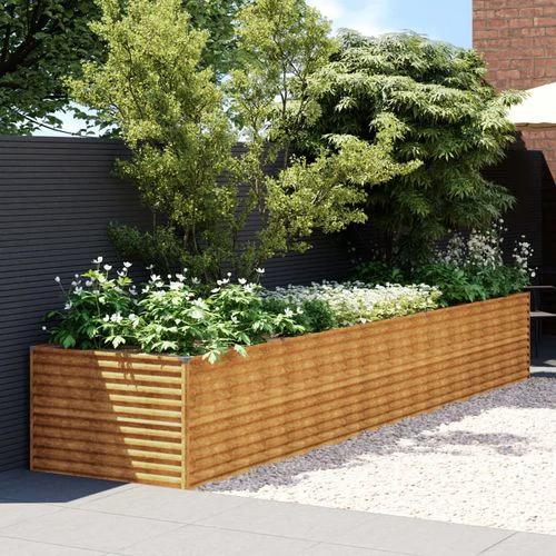 vidaXL Garden Raised Bed 100x50x36 cm Corten Steel by vidaXL