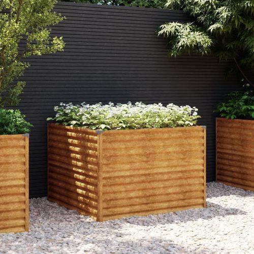 vidaXL vidaXL Garden Raised Bed 100x50x36 cm Corten Steel - Raised Beds