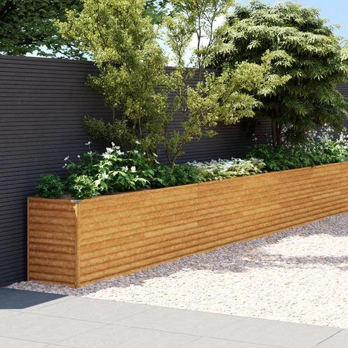 vidaXL Garden Raised Bed 100x50x36 cm Corten Steel by vidaXL