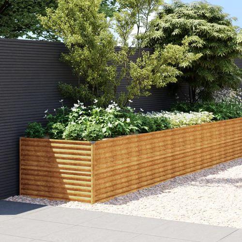 vidaXL vidaXL Garden Raised Bed 100x50x36 cm Corten Steel - Raised Beds