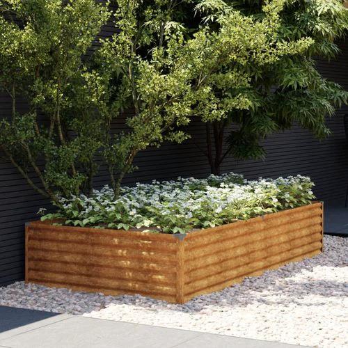 vidaXL Garden Raised Bed 100x50x36 cm Corten Steel by vidaXL