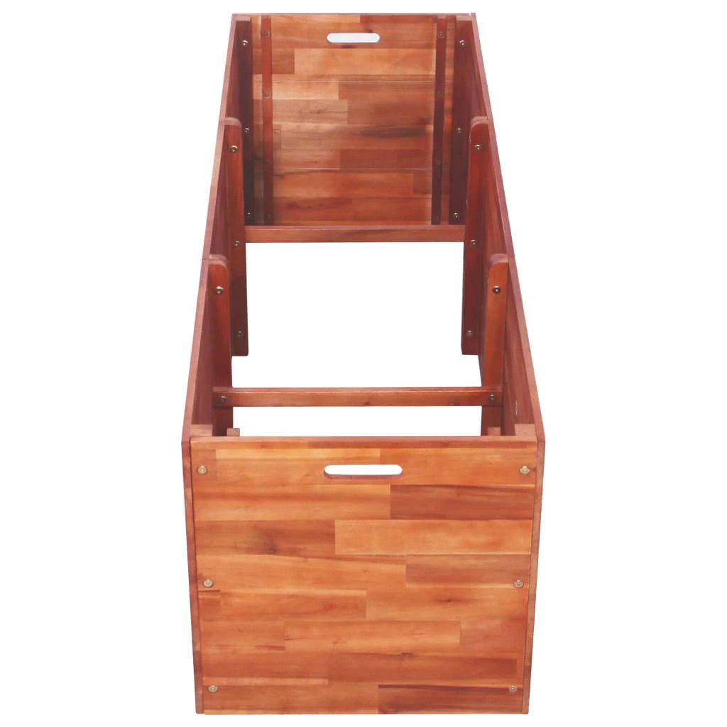 vidaXL Garden Raised Bed Acacia Wood 200x100x50 cm by vidaXL