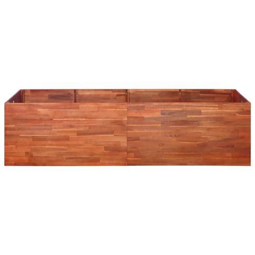 vidaXL Garden Raised Bed Acacia Wood 200x100x50 cm by vidaXL