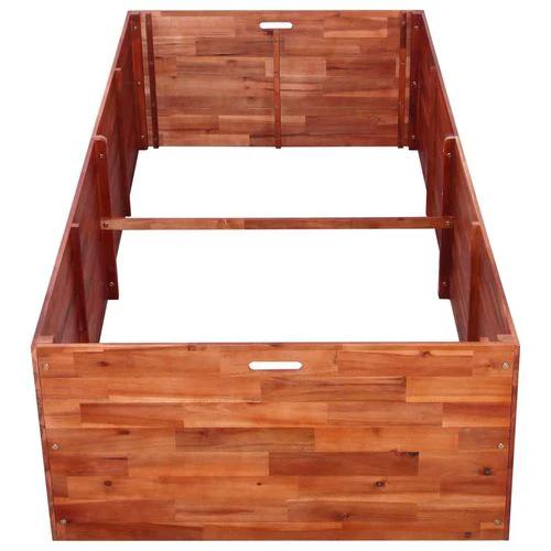 vidaXL Garden Raised Bed Acacia Wood 200x100x50 cm by vidaXL