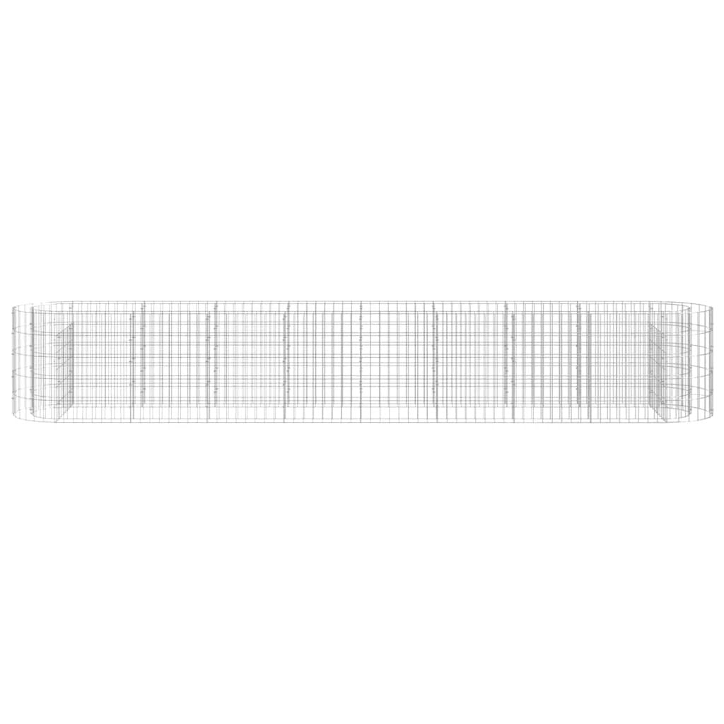 vidaXL Gabion Raised Bed Galvanised Iron 120x50x50 cm by vidaXL