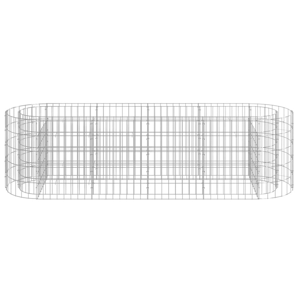 vidaXL Gabion Raised Bed Galvanised Iron 120x50x50 cm by vidaXL