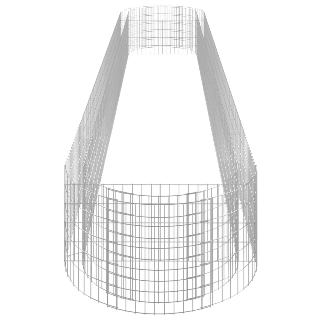 vidaXL Gabion Raised Bed Galvanised Iron 120x50x50 cm by vidaXL