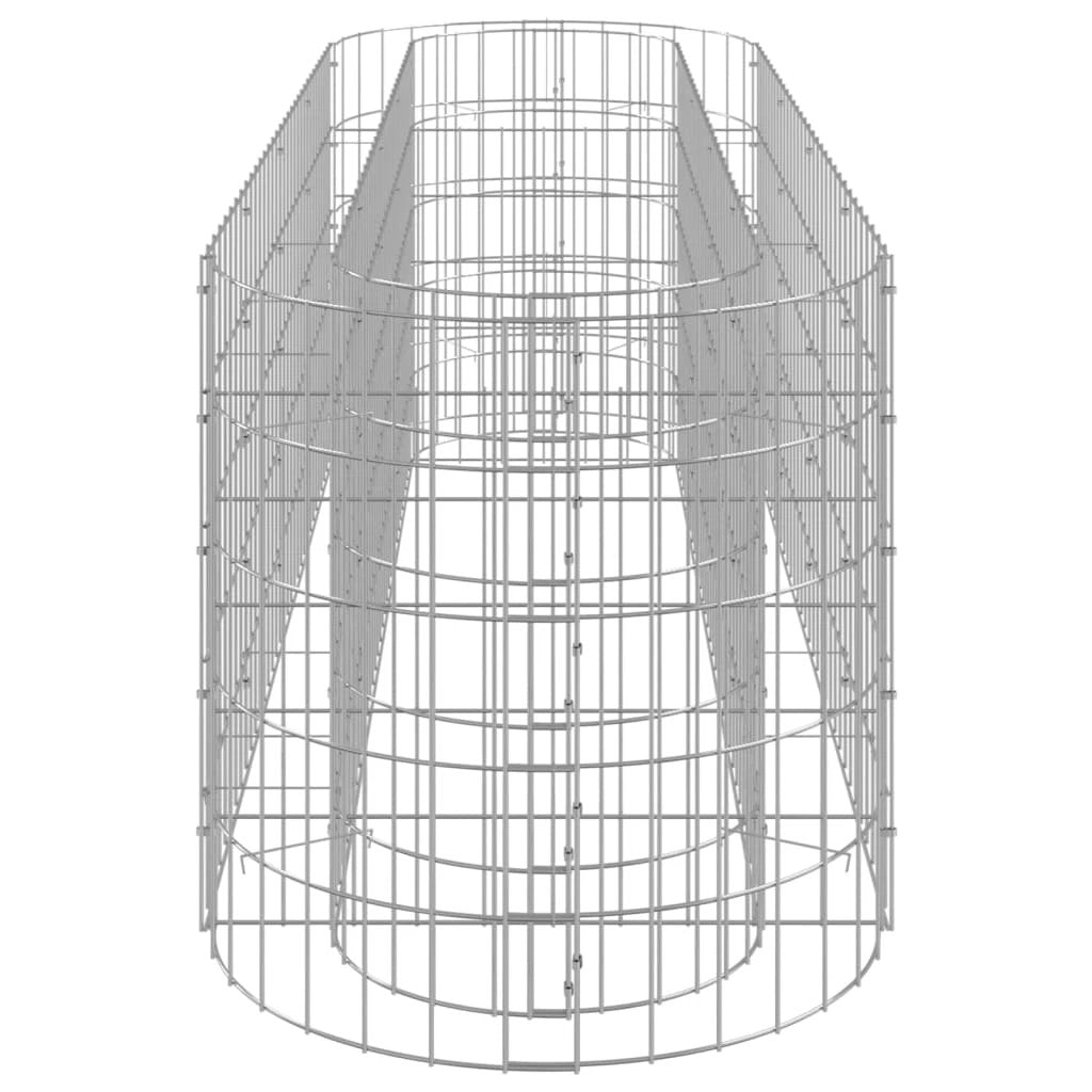vidaXL Gabion Raised Bed Galvanised Iron 120x50x50 cm by vidaXL