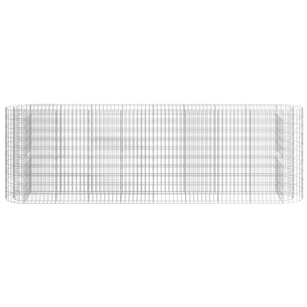 vidaXL vidaXL Gabion Raised Bed Galvanised Iron 120x50x50 cm - Raised Beds
