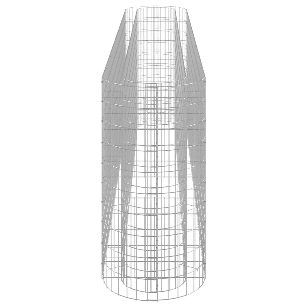 vidaXL vidaXL Gabion Raised Bed Galvanised Iron 120x50x50 cm - Raised Beds