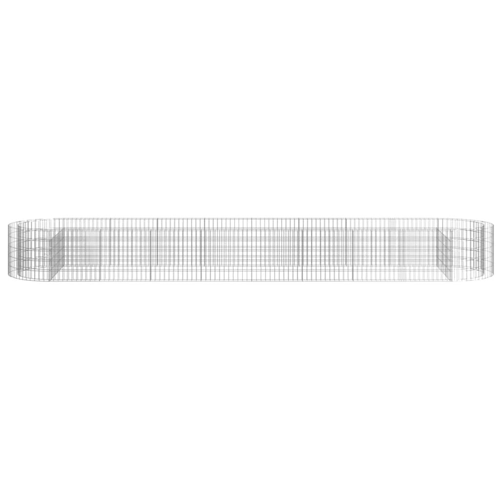 vidaXL Gabion Raised Bed Galvanised Iron 120x50x50 cm by vidaXL