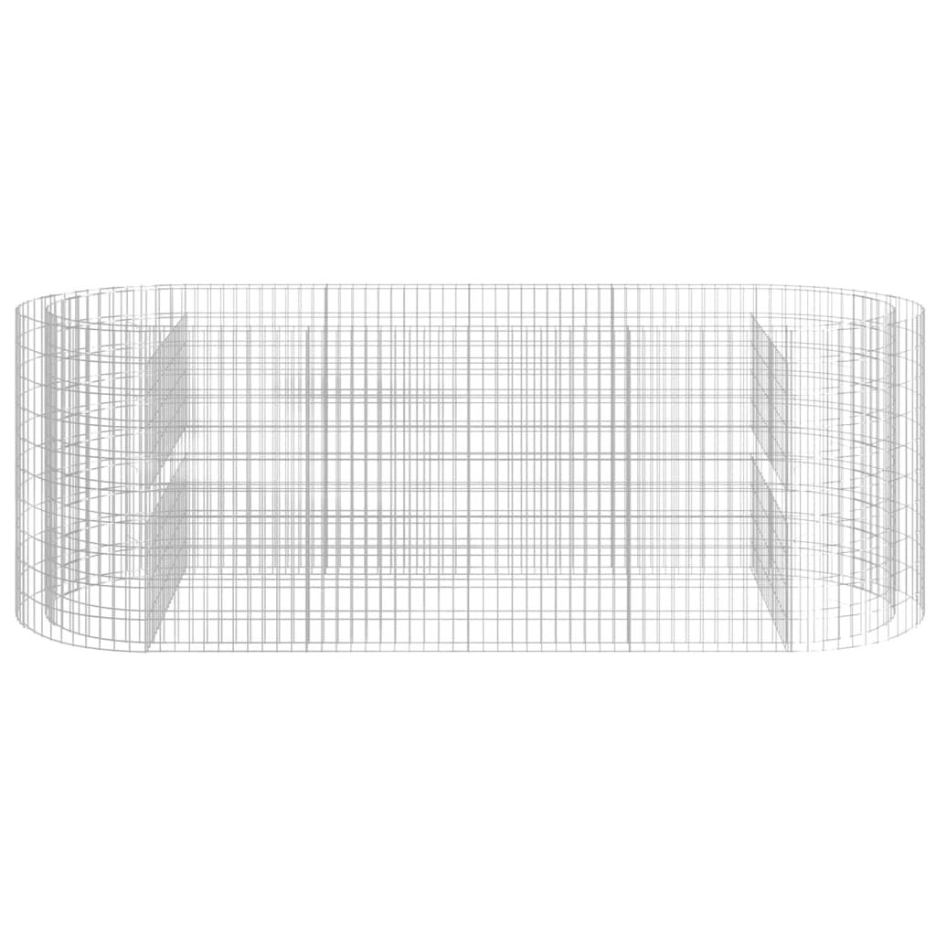vidaXL Gabion Raised Bed Galvanised Iron 120x50x50 cm by vidaXL