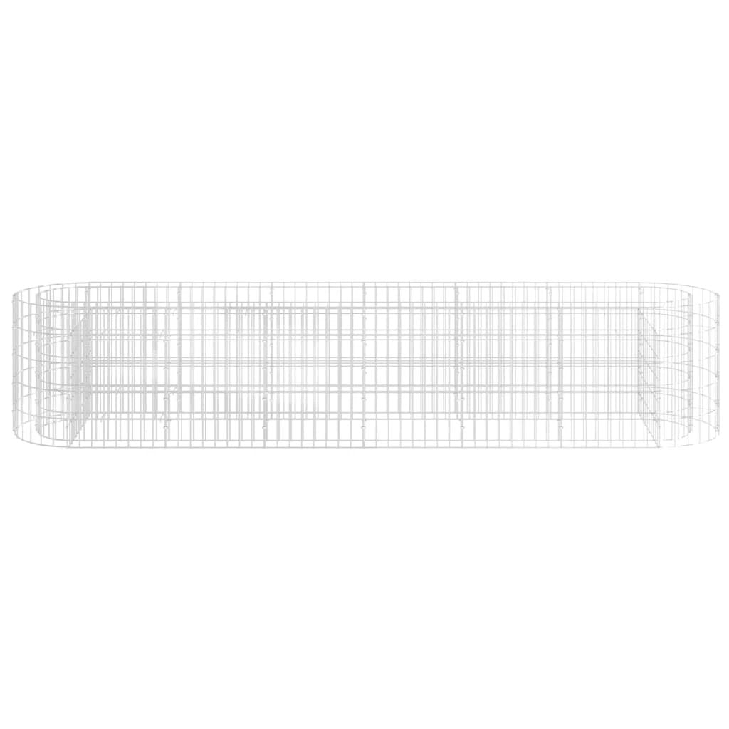 vidaXL Gabion Raised Bed Galvanised Iron 120x50x50 cm by vidaXL