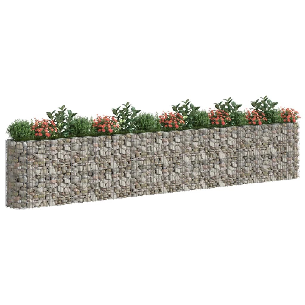 vidaXL Gabion Raised Bed Galvanised Iron 120x50x50 cm by vidaXL