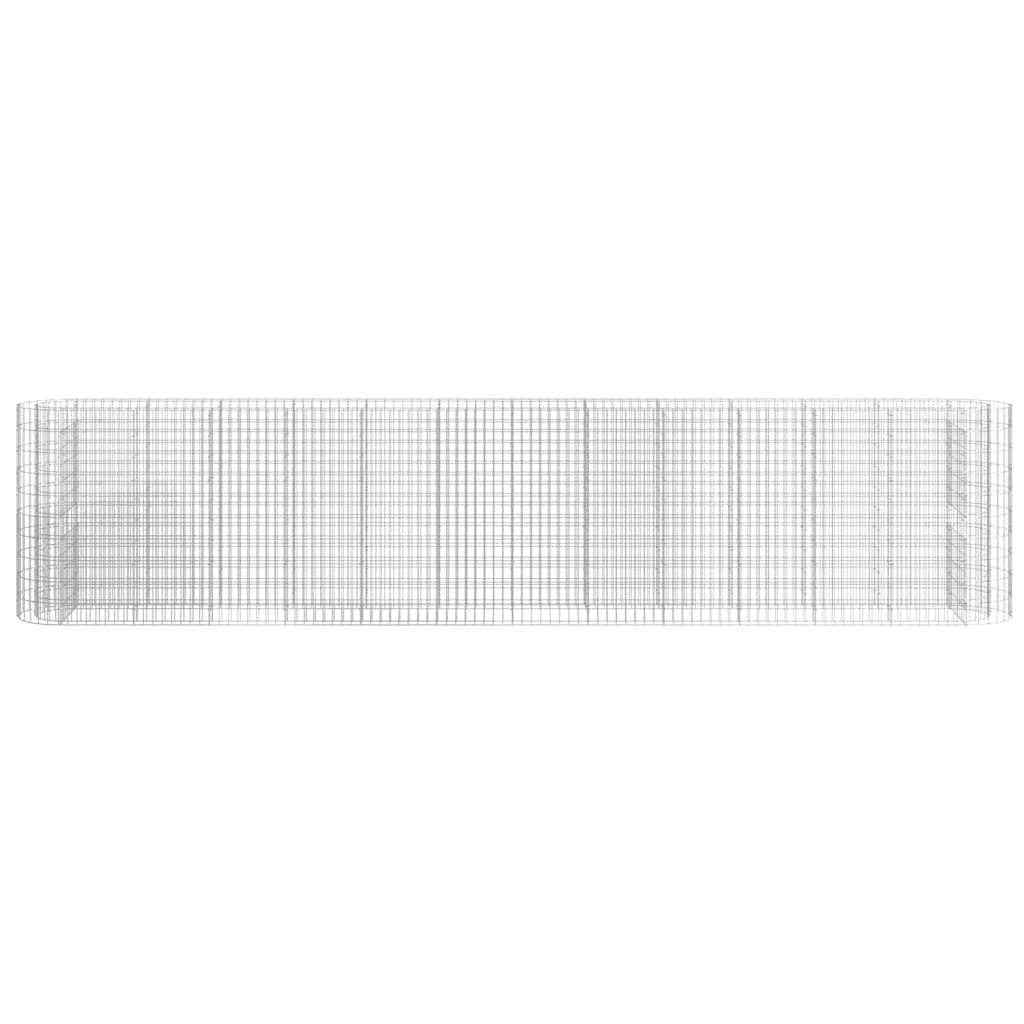 vidaXL Gabion Raised Bed Galvanised Iron 120x50x50 cm by vidaXL