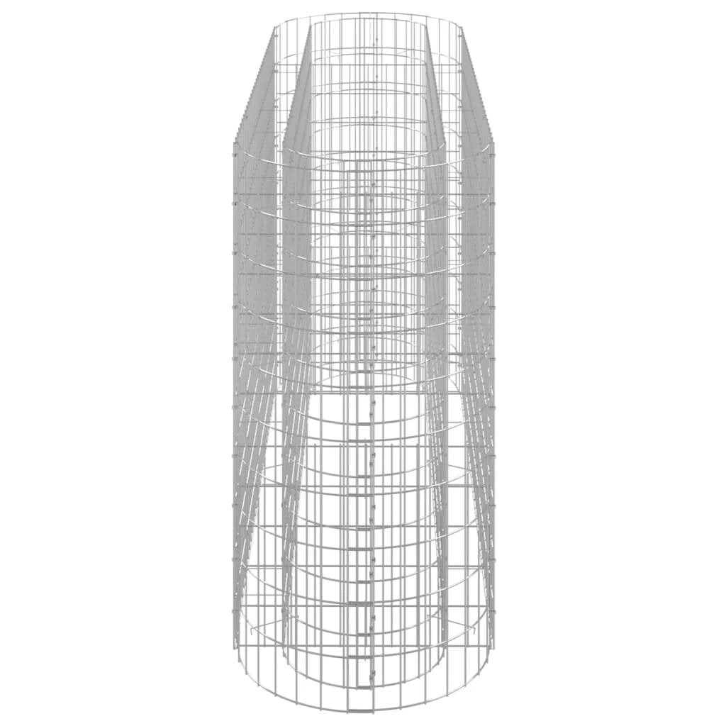 vidaXL vidaXL Gabion Raised Bed Galvanised Iron 120x50x50 cm - Raised Beds