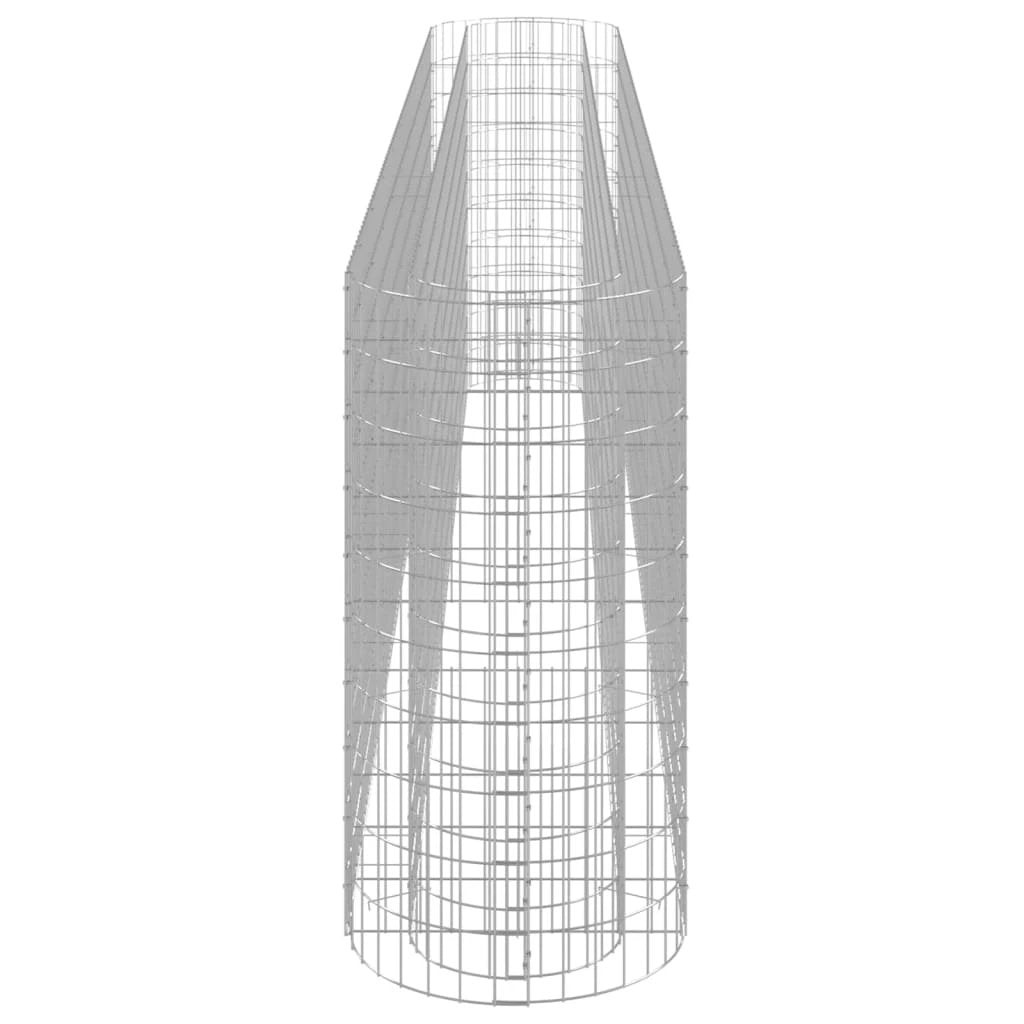 vidaXL Gabion Raised Bed Galvanised Iron 120x50x50 cm by vidaXL