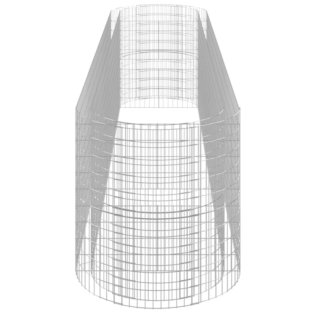 vidaXL Gabion Raised Bed Galvanised Iron 120x50x50 cm by vidaXL