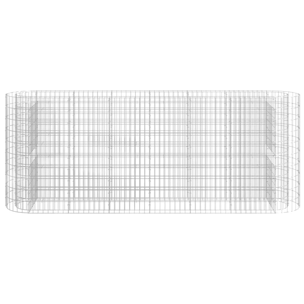 vidaXL vidaXL Gabion Raised Bed Galvanised Iron 120x50x50 cm - Raised Beds